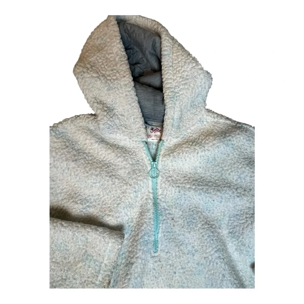 Justice Girls Sherpa Fleece Pullover Size 16/18